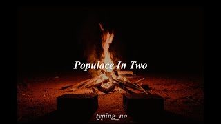 Populace In Two  From First to Last Lyrics en Español [upl. by Eimoan]