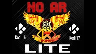 Lançamento Kodi 16 e 17  Build Universal Vikings Top Gun Lite  Rápida totalmente Fluida📺📺 [upl. by Remos]