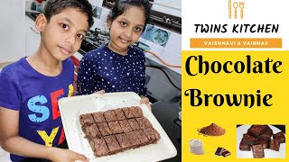 Fudgy Chocolate Brownie recipe with and without eggssimpleBest homemade Brownie everFudgy amp Goey [upl. by Mahau493]