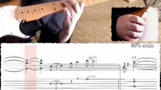 Eric Johnson Cliffs of Dover Part 3 How to play Verse Lesson live 1990  Otto Reina [upl. by Atihana]