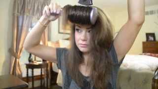 Part 2 of 4 TUTORIAL WAVY HAIR VoluminousBLOW DRY Products Straighten and Curl REQUESTED [upl. by Eitsirc]