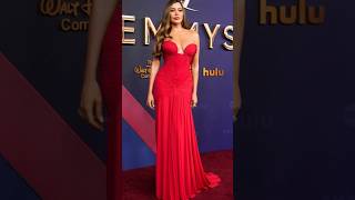 Sofia Vergara ￼Elegant ￼Lady In Red Slay  The Emmys 2024 sofiavergara fashionpolice emmys [upl. by Anirbaz]