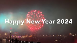 New Year’s Eve 2024 Fireworks in Toronto Canada  Niagara Falls Celebration ♥️ [upl. by Osnohpla]