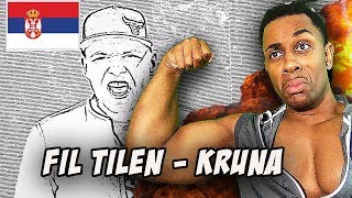 BALKAN RAP REACTION  Fil Tilen  Kruna Official Lyric Video [upl. by Sivaj]