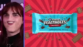 MrBeast reviewing all new feastables new commercial [upl. by Etteneg]