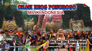 ORASI REOG PONOROGO MILIK INDONESIA AMBULU JEMBER [upl. by Carin]