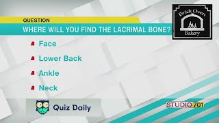 Trivia Treat Where will you find the lacrimal bone [upl. by Mencher]