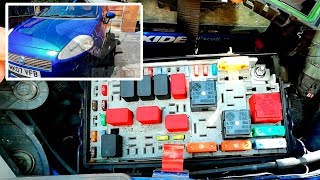 Fiat Punto Grande Fuse Box Location Interior and Exterior [upl. by Hamilton171]