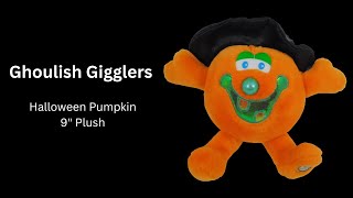 Ghoulish Gigglers Halloween Pumpkin 9quot Plush [upl. by Yelsha352]