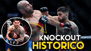 Increíble KO HISTORICO de Ilia Topuria vs Alexander Volkanovski  UFC 298 Resumen completo [upl. by Arihsa]