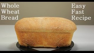 Whole Wheat Bread Recipe For Beginners [upl. by Isolda263]