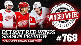 DETROIT RED WINGS NHL SEASON PREVIEW 20242025  Winged Wheel Podcast  Oct 9th 2024 [upl. by Erdua]