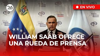 🚨 EN DIRECTO  VENEZUELA  EL FISCAL GENERAL William Saab brinda una rueda de prensa [upl. by Sunev712]