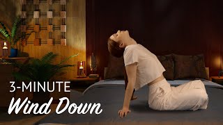 3minute wind down routine on the bed  Meditation and mindfulness  Wakeout [upl. by Arne]