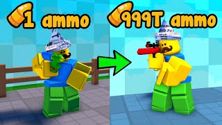 Unlocked The Strongest Gun In Shoot Wall Simulator Roblox [upl. by Wylma]