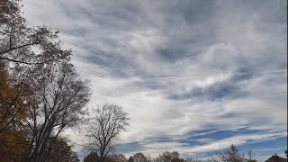 GWC Time Lapse  Cirrus and Cirrocumulus  November 15 2023 [upl. by Chuck]