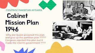 Cabinet Mission Plan 1946  Cabina Mission 1946  Part 02  CSS  PMS  Pakistan Studies [upl. by Stultz]