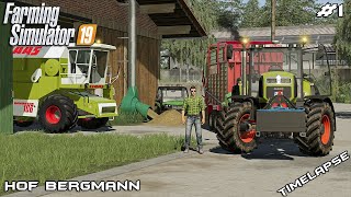 Starting new farm with kedex  Hof Bergmann with kedex  Farming Simulator 19  Episode 1 [upl. by Wolfgang]