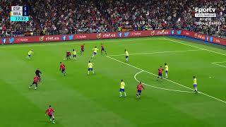 ESPANHA X BRASIL  GAMEPLAY PES 2021 [upl. by Yorle456]