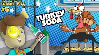 GURKEY TURKEY FLAVORED SODA Best Job Ever The Adventures of FUNNel Boy 5 Kids Animation [upl. by Marva]