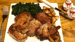 HOW TO MAKE TENDER PORK CHOPS  BJ’s Restaurant Inspired Pork Chops [upl. by Namrehs]