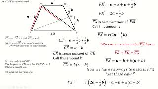 Equating coefficients in grade 9 GCSE vector questions [upl. by Talley]