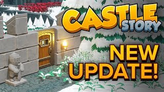 NEW UPDATE Decorations Doors amp Winter Biome Castle Story 1110 [upl. by Merv]