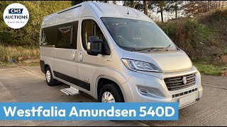 Westfalia Amundsen 540D  Motorhome Auction [upl. by Arodnap]