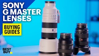 Sony G Master Lenses – Buying Guides from Best Buy [upl. by Zarah]