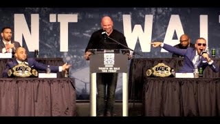 UFC 205 Alvarez vs McGregor Full New York Press Conference [upl. by Tiffany346]