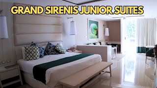 Grand Sirenis Riviera Maya Room Tour Deluxe Junior Suite  Swim Up Suite Tour [upl. by Neeuq394]