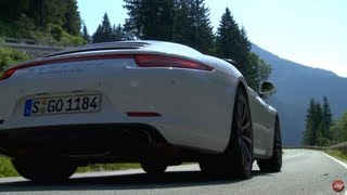 I love German Autobahn  Porsche 911 991 4S Cabrio fahren [upl. by Ellehsem464]