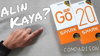 TECNO SPARK GO 2024 amp TECNO SPARK 20C COMPARISON TAGALOG [upl. by Zamir]