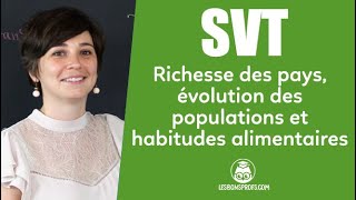 Richesse des pays et habitudes alimentaires  SVT  Collège  Les Bons Profs [upl. by Norraa709]