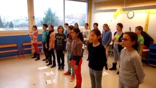 Les CM2 chantent les choristes [upl. by Cinelli]