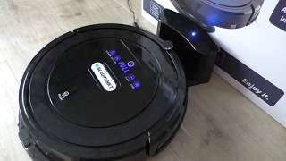 Review  Bluebot StaubsaugerRoboter 2 in 1 Saugroboter amp Wischroboter von Blaupunkt [upl. by Asteria595]