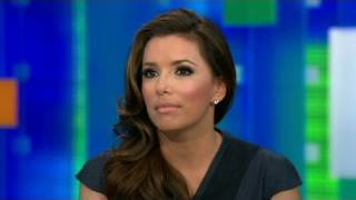 CNN Official Interview Eva Longoria talks border security [upl. by Nollahs]