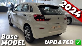 BALENO SIGMA WHITE BASE MODEL DETAILED REVIEW 2024 [upl. by Dlorej]