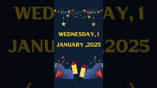 New Year 2025  When is New Year 2025 Date  Happy New Year Wishes 2025  New Year Countdown 2025 [upl. by Ardried]