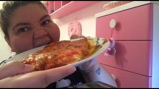 EATING SHOW MUKBANG ITA TROPPO BUONA LA PIZZA FATTA IN CASA [upl. by Floris869]