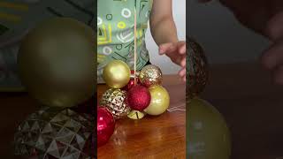 Árvore de Natal com bolas confira o vídeo completo no canal natal [upl. by Rehtse]