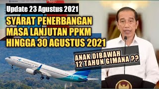 Syarat Penerbangan Masa PPKM 2430 Agustus 2021  Anda wajib Tau [upl. by Ahsikan]