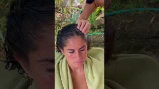 ASMR Hair Smoothing Treatment at Home shorts asmr hairmassage hairsmoothingtreatment massage [upl. by Nostets424]