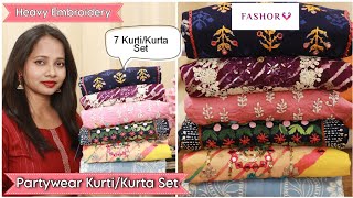 Huge Party Wear KurtiKurta Set Haul  Fashor Haul  Ranjana R [upl. by Aivila342]