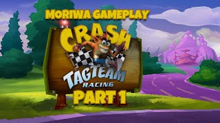 BALAPAN CRASH BANDICOOT BISA KERJA SAMA  PS2  CRASH TAG TEAM RACING [upl. by Aicat]