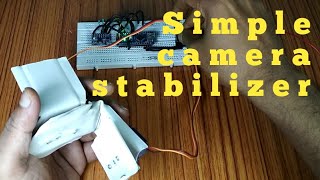 Diy SG90  MPU6050  ARDUINO gimbal [upl. by Haidadej460]