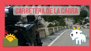 CARRETERA de la CABRA en Moto  Buscando el PARAÍSO en MOTO Vol1 [upl. by Angel]