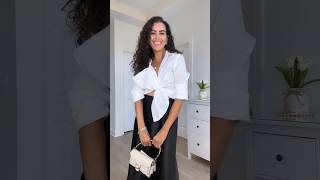 How to wear your button down shirt  Doranellys Patton fashionhacks shorts shirt style grwm [upl. by Kered]