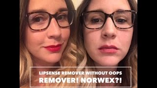 Lipsense remover without oops remover Norwex hack [upl. by Primavera946]