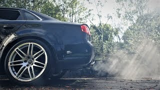 Audi RS4  Milltek Exhaust Sounds [upl. by Enerual]